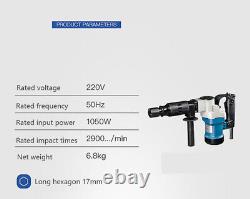 1050W Heavy Duty Electric Pick Hammer Drill Demolition Handheld Home Commercial