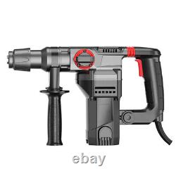 1200W Heavy Duty Electric Rotary Hammer Drill with Bits Set in Case 220V