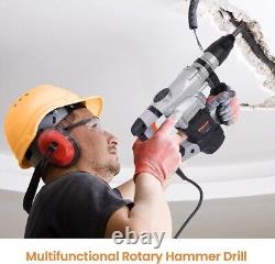 1600W SDS-Max Heavy Duty Rotary Hammer Drill with Vibration Control