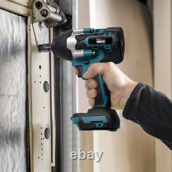 1800Nm Cordless Electric Impact Wrench Drill 1/2 Gun Ratchet Driver