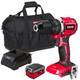 18v Cordless Brushless Combi Drill Driver With 1 X 4.0ah Battery Charger & Bag