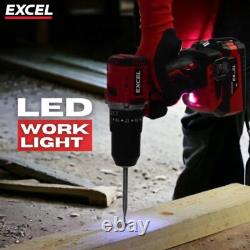 18V Cordless Brushless Combi Drill Driver with 1 x 4.0Ah Battery Charger & Bag