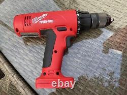 2 x Milwaukee V18 Cordless Heavy Duty Drill, Carry Cases, 3 x battery, charger