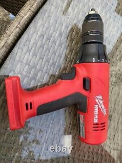 2 x Milwaukee V18 Cordless Heavy Duty Drill, Carry Cases, 3 x battery, charger