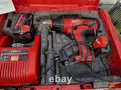 2 x Milwaukee V18 Cordless Heavy Duty Drill, Carry Cases, 3 x battery, charger