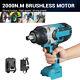 2000n. M Brushless Electric Impact Wrench 3/4 Cordless Drill Gun Wheel Nut 18v