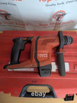 2017 Hilti TE6-A36 AVR Cordless SDS Hammer Drill 36V Good Working Order