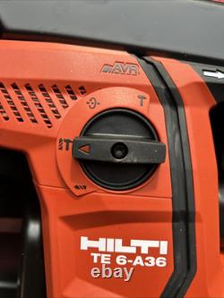 2020 Hilti TE6-A36 AVR Cordless SDS Hammer Drill 36V Good Condition + Case