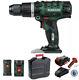 20v Cordless 3 In 1 Impact/hammer Drill -with Battery And Charger New Parkside