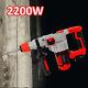 2200w Electric Rotatable Hammer Heavy Duty Concrete Drill Breaker Hammer 220v