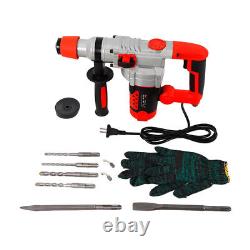 2200W Electric Rotatable Hammer Heavy Duty Concrete Drill Breaker Hammer 220V