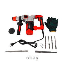 2200W Electric Rotatable Hammer Heavy Duty Concrete Drill Breaker Hammer 220V