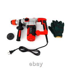 2200W Electric Rotatable Hammer Heavy Duty Concrete Drill Breaker Hammer 220V