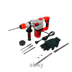 2200W Electric Rotatable Hammer Heavy Duty Concrete Drill Breaker Hammer 220V