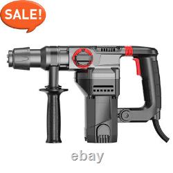 220V 1200W Heavy Duty Electric Rotary Hammer Drill with Bits Set in Case New