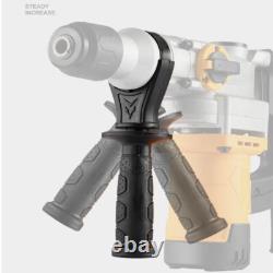220V Hammer Drill Heavy Duty Corded Electric Impact Driver with Bit Set in Case