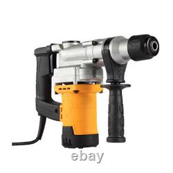 220V Hammer Drill Heavy Duty Corded Electric Impact Driver with Bit Set in Case