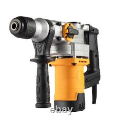 220V Hammer Drill Heavy Duty Corded Electric Impact Driver with Bits Set in Case