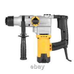 220V Hammer Drill Heavy Duty Corded Electric Impact Driver with Bits Set in Case