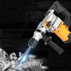 220V Hammer Drill Heavy Duty Corded Electric Impact Driver with Bits Set in Case