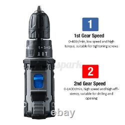 25V 4000Mah Cordless Drill Screwdriver Wireless Power Driver 2Li-Ion