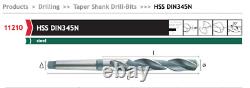 74mm Diameter HSS Drill Hepyc RF DIN345N 74,00 Quality Drills Heavy Duty Work