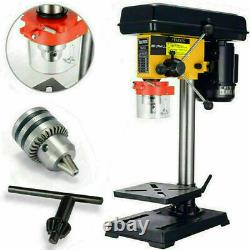 9 Speed Pillar Drill 500w Motor 16mm Chuck Press Bench Top Mounted Drilling