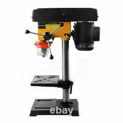 9 Speed Pillar Drill 500w Motor 16mm Chuck Press Bench Top Mounted Drilling