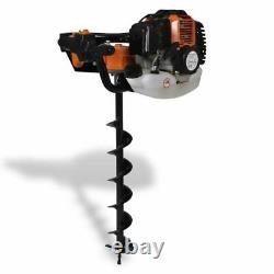 Auger Ground Drill Post Hole Digger Borer Ground Drill Fence Gasoline Engine NEW