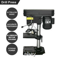 BENCH TOP HEAVY DUTY PILLAR DRILL PRESS 5 SPEED CAST IRON 13mm Drilling Bench UK