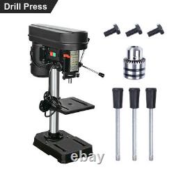 BENCH TOP HEAVY DUTY PILLAR DRILL PRESS 5 SPEED CAST IRON 13mm Drilling Bench UK