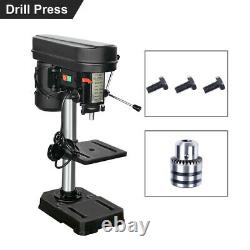 BENCH TOP HEAVY DUTY PILLAR DRILL PRESS 5 SPEED CAST IRON 13mm Drilling Bench UK