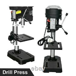 BENCH TOP HEAVY DUTY PILLAR DRILL PRESS 5 SPEED CAST IRON 13mm Drilling Bench UK