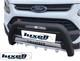 Black Bull Bar To Fit For Transit 2014+ (76mm)