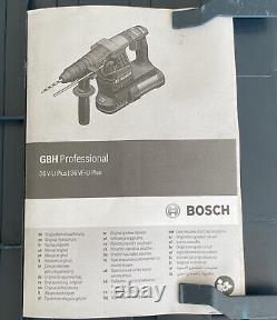 BOSCH GBH 36VF-Li Plus Professional SDS 36v Hammer Drill & Case Only NEW LIKE