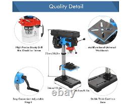 Bench Drill Press New Heavy Duty 550W Rotary 16Mm Pillar 9 Speed Press Drilling