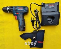 Bosch 12V Combi Drill GSB 12V-15 + 2AH Battery + Charger + Holster + L-BOXX 102