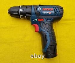 Bosch 12V Combi Drill GSB 12V-15 + 2AH Battery + Charger + Holster + L-BOXX 102