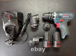 Bosch Flexi-click GSR 12V-15 FC Professional Drill Driver With Attachments