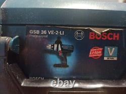 Bosch GSB 36 VE-2-LI Cordless combi hammer drill driver 36v lithium 2 X 2AH