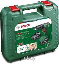 Bosch Home and Garden Cordless Combi Drill EasyImpact 18V-40 2 battery Case L@@K