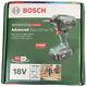 Bosch Impact Driver Cordless Advanced Drill 18v + 1.5ah Battery + Charger Green