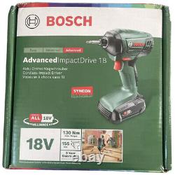 Bosch Impact Driver Cordless Advanced Drill 18V + 1.5Ah Battery + Charger Green