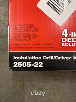 Brand New Milwaukee-2505-22 M12 FUEL Installation Drill/Driver Kit X4 Attachment