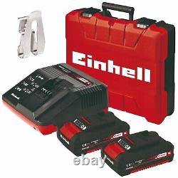 Cordless Drill 18 Volt Case 2 Batteries & Charger Kit Einhell TE-CD 18 Li NEW