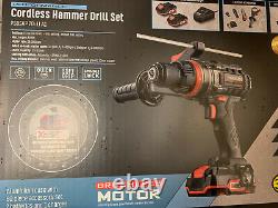 Cordless Hammer Drill Set 2 Batteries & Charger