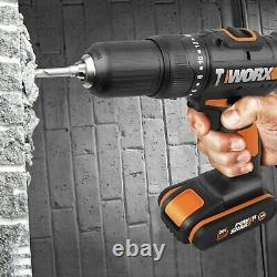 Cordless Hammer Drill with 50 pieces WORX 18v 20v set