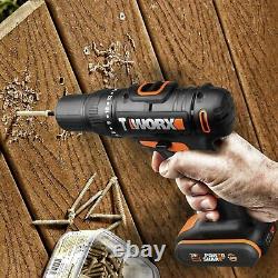 Cordless Hammer Drill with 50 pieces WORX 18v 20v set