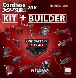 Cordless Impact Driver Drill with 20V 4Ah Lithium Battery & Lumberjack Charger