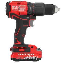 Craftsman 1/2-in Hammer Drill Kit CMCD731D2, includes 2 batteries, charger & bag